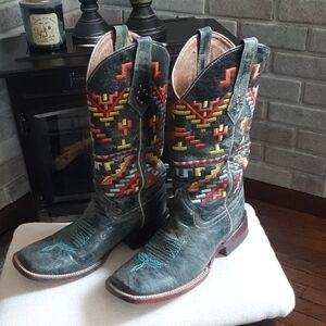 Ferrini Embroidered Western Boots